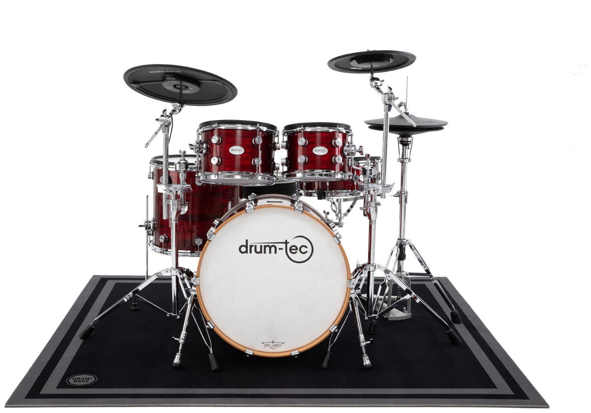 Freie Aufhà¤ngung & 27dB Trittschallreduzierung - Drumteppich 1.85 x 1.65m - Stage Black