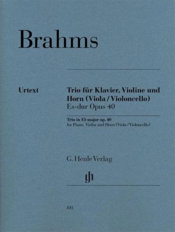 Brahms J. - Trio Avec Cor Mi Bemol Majeur Op.40