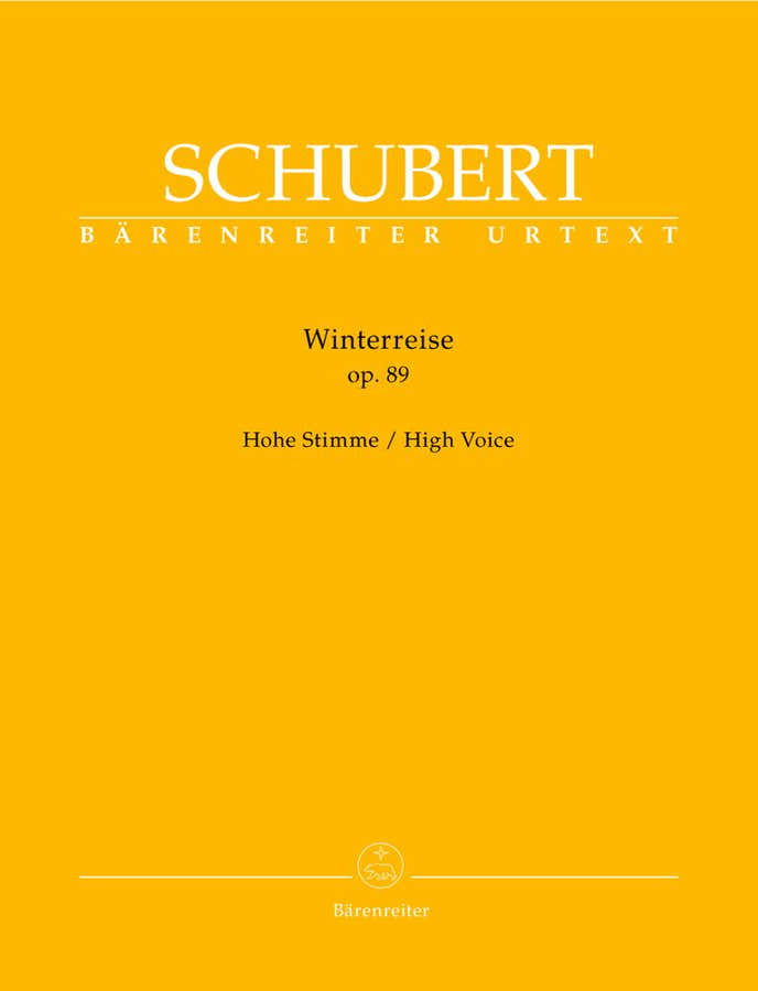 SCHUBERT - WINTERREISE OP.89 D 911 - HOHE STIMME KLAVIER