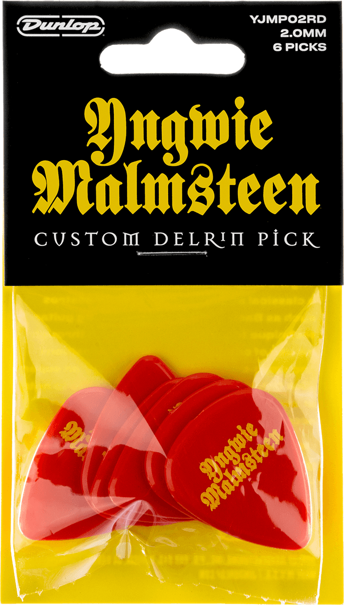 6 x 2,00mm Yngwie Malmsteen Delrin