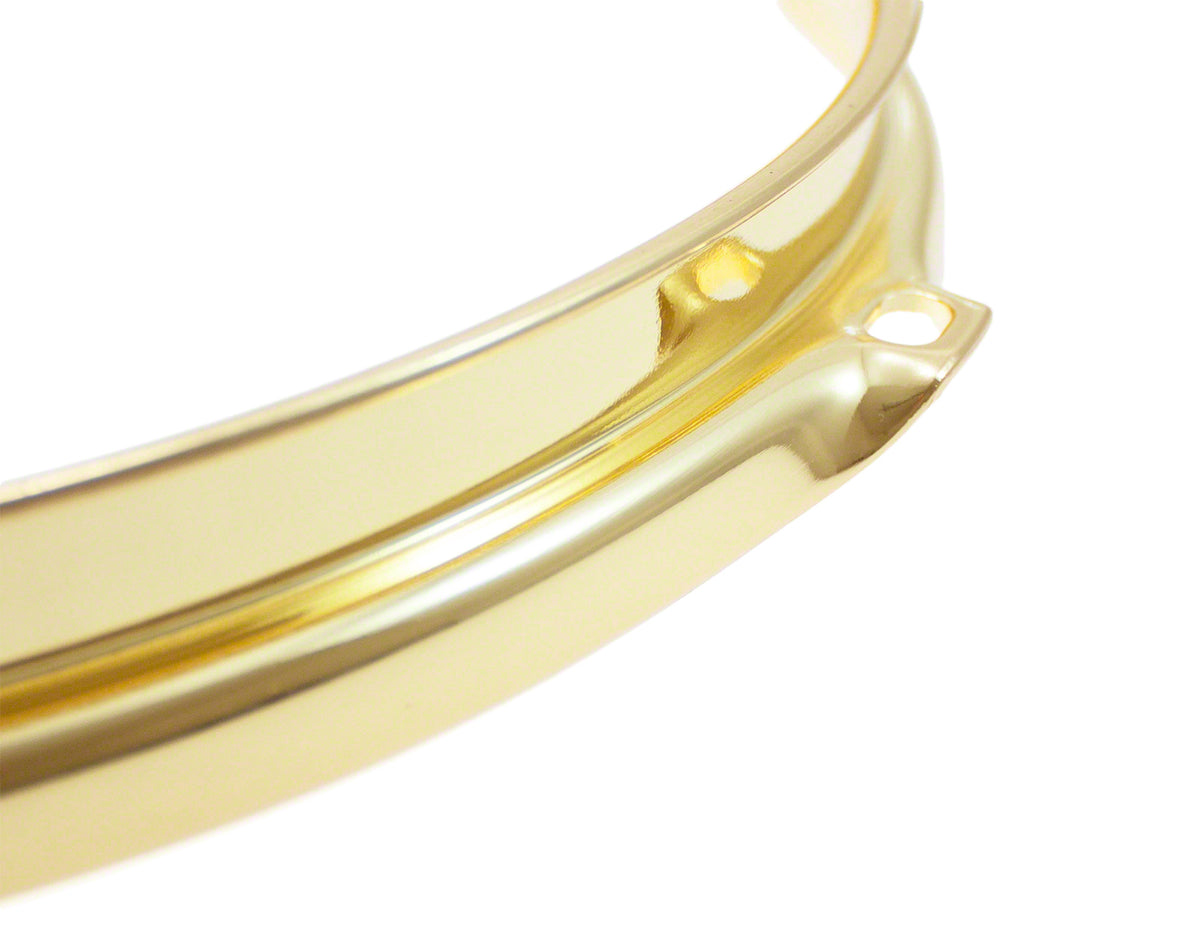 Spannreifen 10" 6 Spannschrauben Gold Super Triple Flange 2.3mm