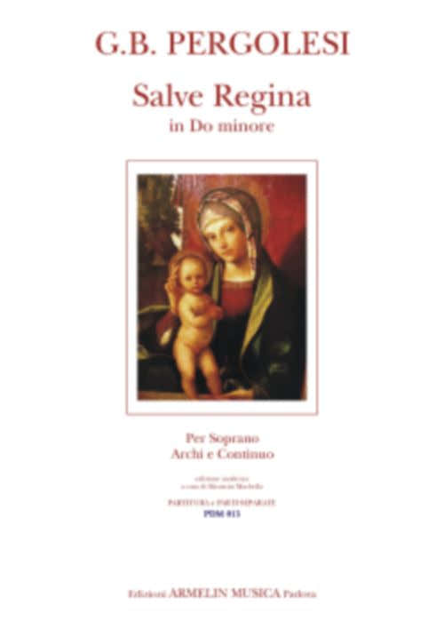 PERGOLESE G.B. - SALVE REGINA - SOPRANO CORDES & BASSE CONTINUE