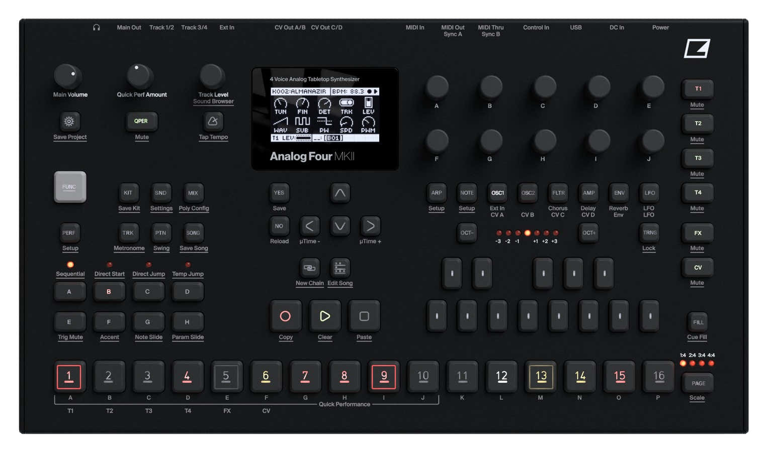ANALOG FOUR MK2 BLACK