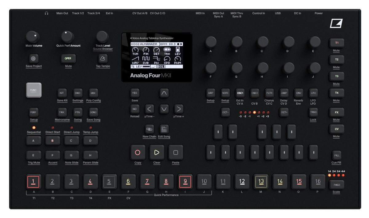 Analog Four MK2 Schwarz