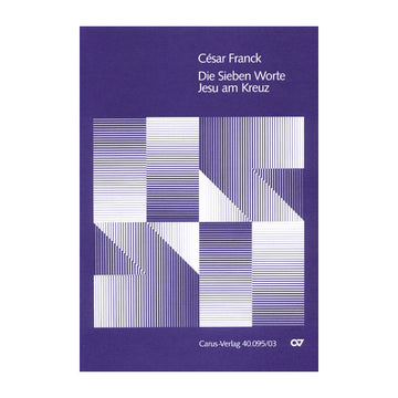 FRANCK C. - DIE SIEBEN WORTE JESU AM KREUZ - REDUCTION CHANT/PIANO