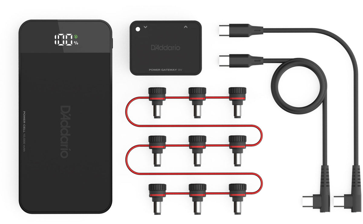 XPND Batterieset für die Pedalstromversorgung mit internationalen Steckern