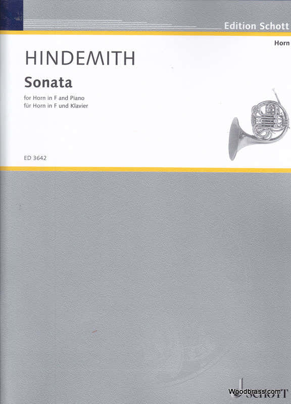 Hindemith Paul - Sonate - Horn in F und Klavier