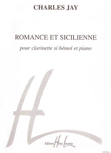 Jay Charles - Romance Et Sicilienne - Clarinette Piano