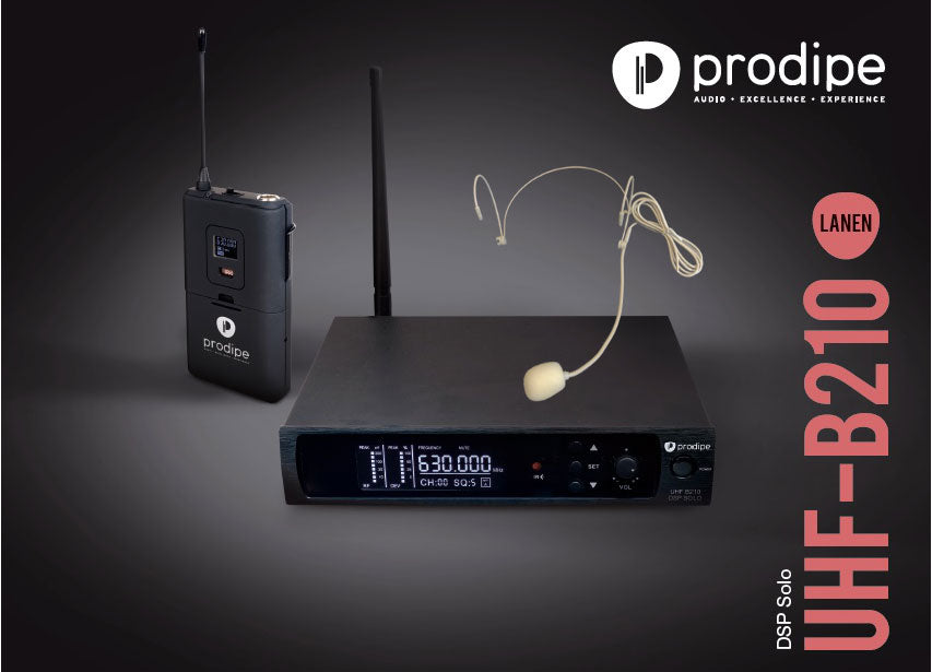 UHF B210 DSP Headset Solo - Überholt