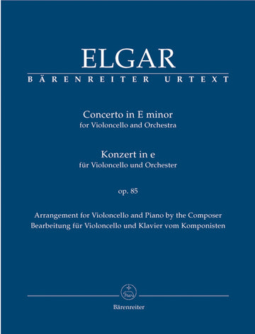 Elgar E. - Konzert Fur Violoncello Und Orchester Op.85 - Violoncelle et Piano