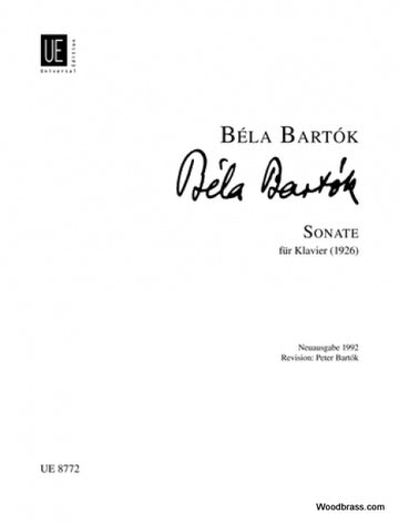 BARTOK BELA - SONATE FÜR KLAVIER