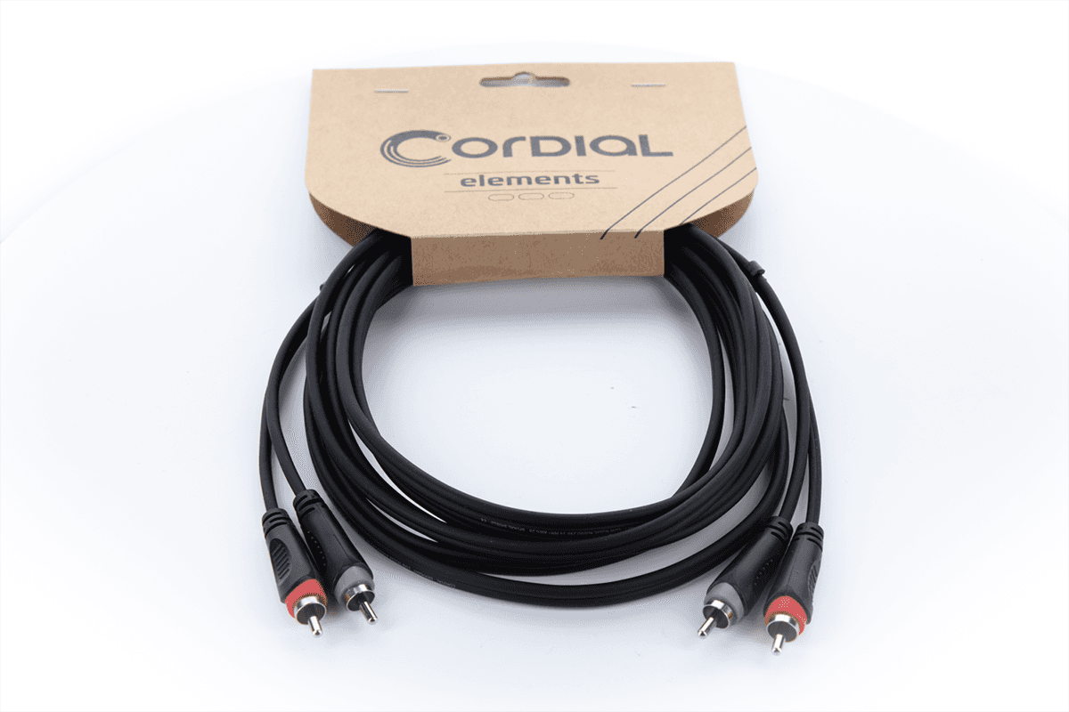 Doppeltes Audiokabel RCA / RCA 3 M