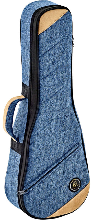 Leichter Konzert-Ukulelenkoffer Blau