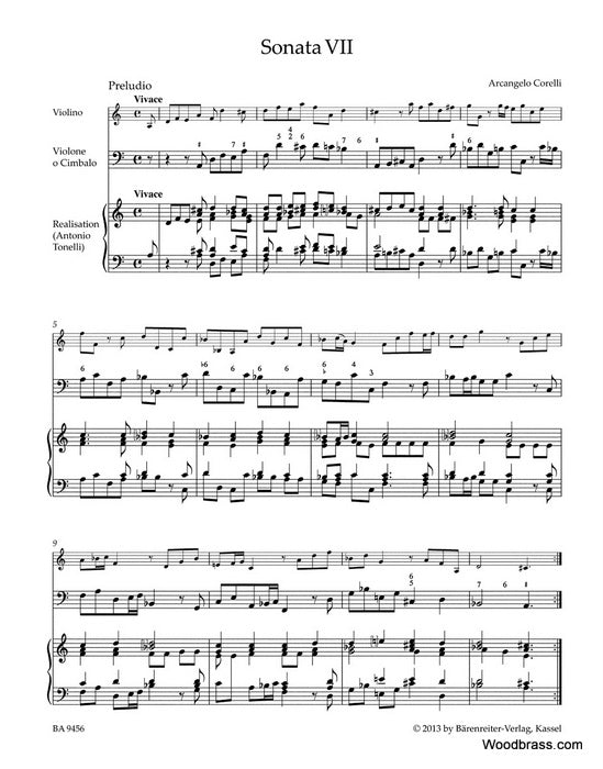 A. - Sonatas For Violin And Basso Continuo Op.5 Vii-Xii Vol.2