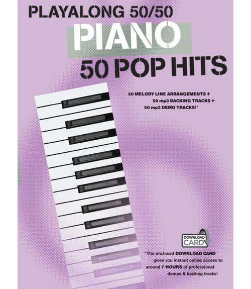PLAYALONG 50/50 KLAVIER POP-HITS - KLAVIER SOLO