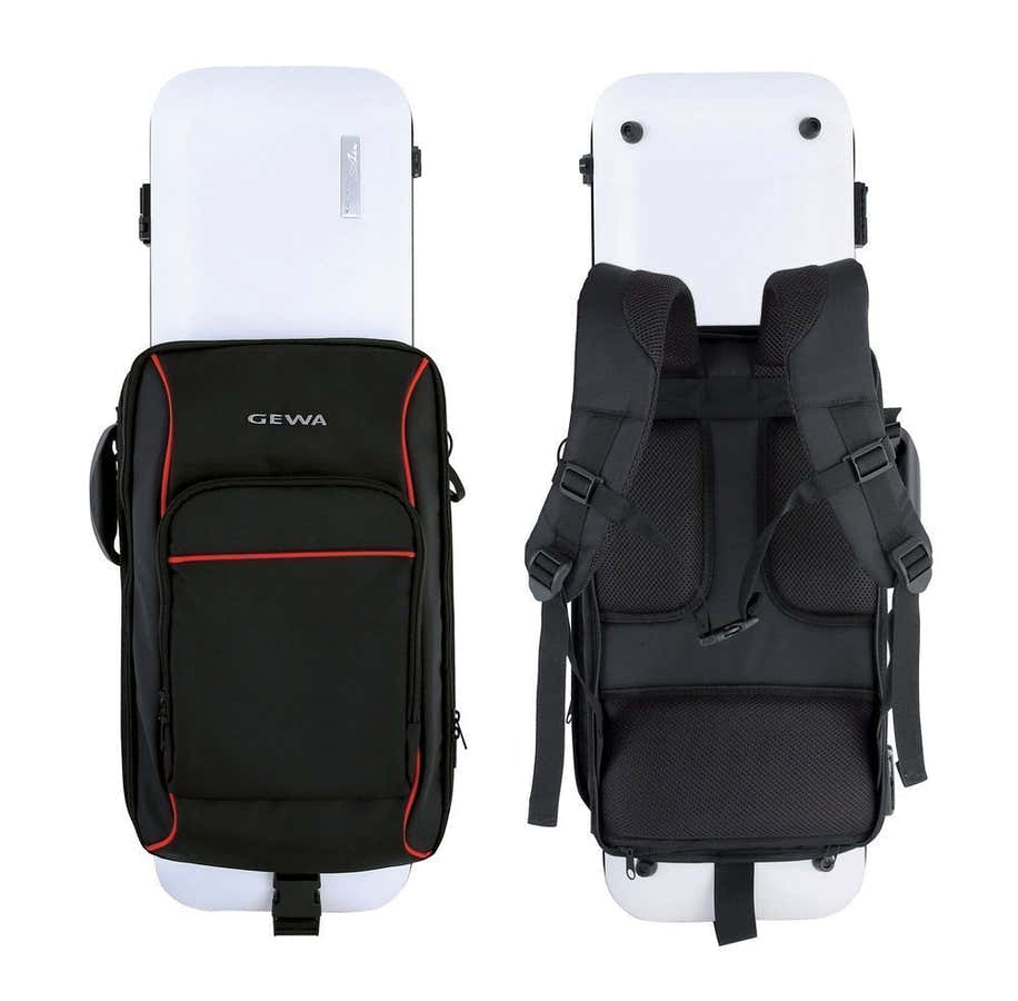Rucksack Idea/Air-Etui Schwarz - Violine