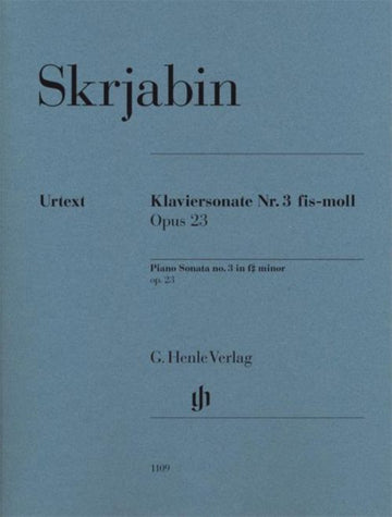 Scriabine A. - Piano Sonata N°3 Op.23