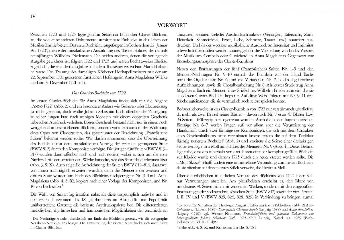 Bach J.S. - Die CLAVIER-buchlein Fur Anna Magdalena Bach 1722 & 1725 Edition Premium