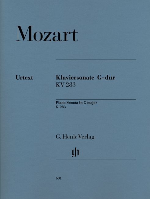 MOZART W.A. - PIANO SONATA G MAJOR K. 283 (189H)