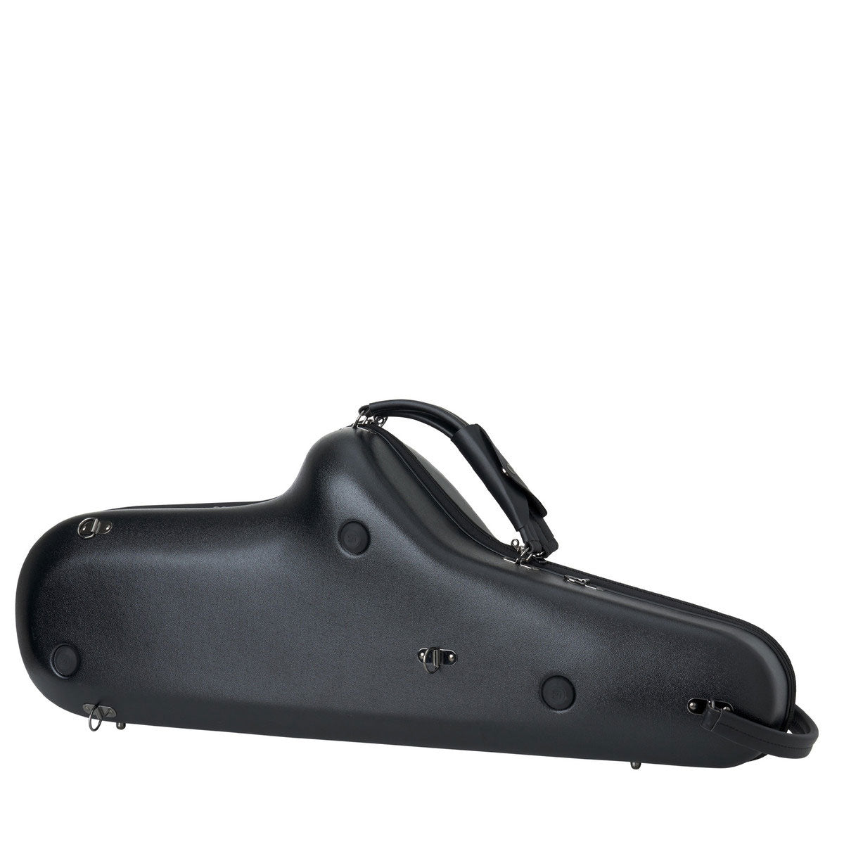 Schwarzes Micro Zip Etui - Tenorsaxophon