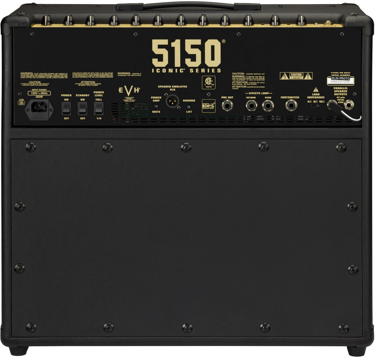 5150 ICONIC SERIES 40W EL34 1X12 COMBO BLACK, 230V EUR
