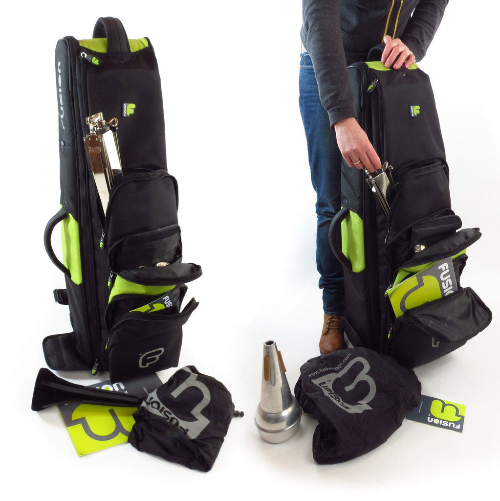 Premium Black Bass Trombone Case