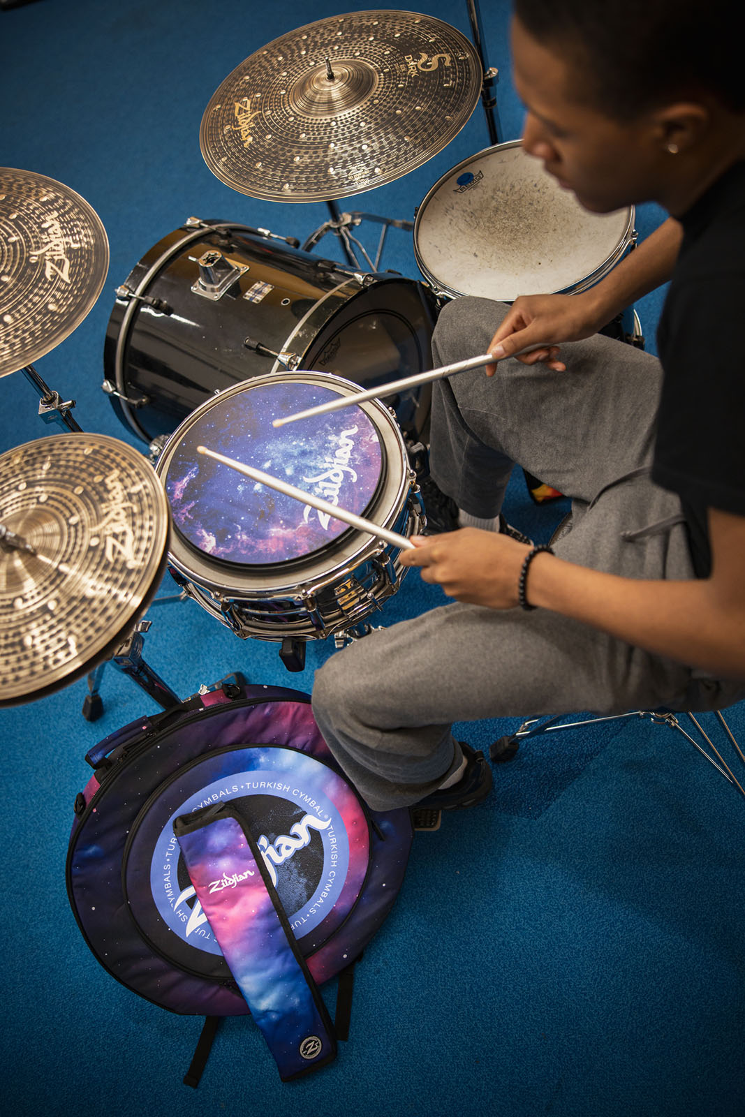 CYMBALS BAG 20" STUDENT PURPLE GALAXY