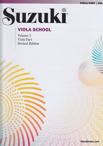 Suzuki Viola School Viola Part Vol.3 Rev. Edition - Alto