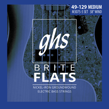 BRITE FLATS LONG/MEDIUM SCALE 5 CORDES
