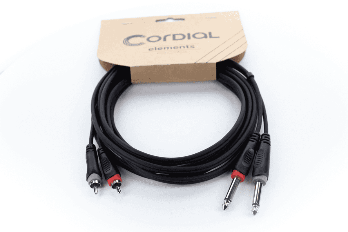 Audio-Doppelkabel Mono-Klinke - RCA 1,5 M