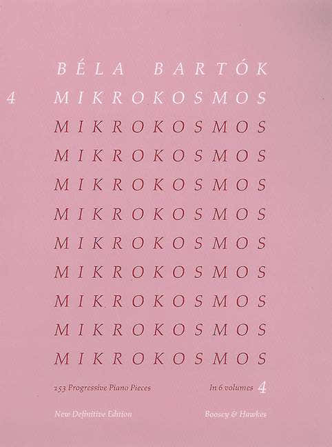 Bartok Bela - Mikrokosmos Band 4 - Klavier