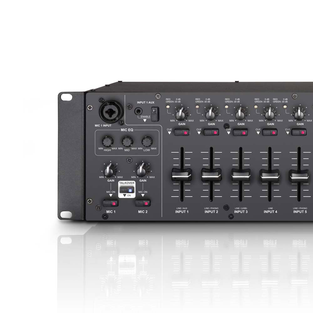 ZONE 624 - MIXER 4 ZONES RACKABLE 3 U.