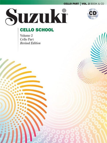 SUZUKI CELLO SCHOOL VOL.2 (REVISED) + CD