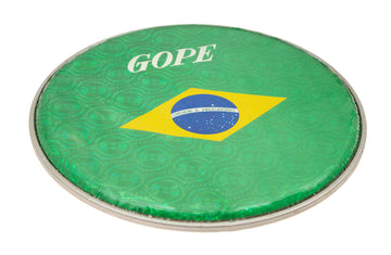HHOL12-BR - 12" DOUBLE HOLOGRAPHIC HEAD - FLAG BRAZIL
