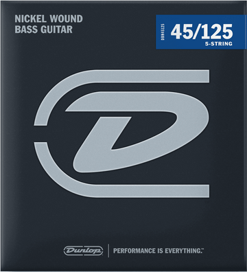 BASS STRINGS ROUND WIRE NICKEL NICKEL 45-125 SET 5 STRINGS