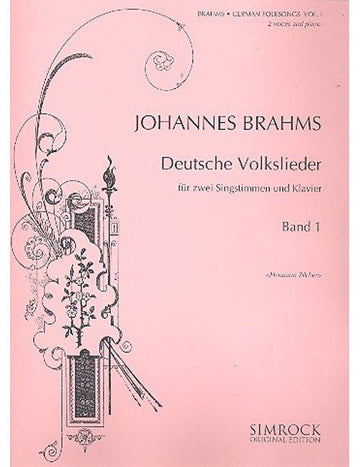 Brahms - German Folk Songs Vol. 1 - 2 Medium Voices et Piano
