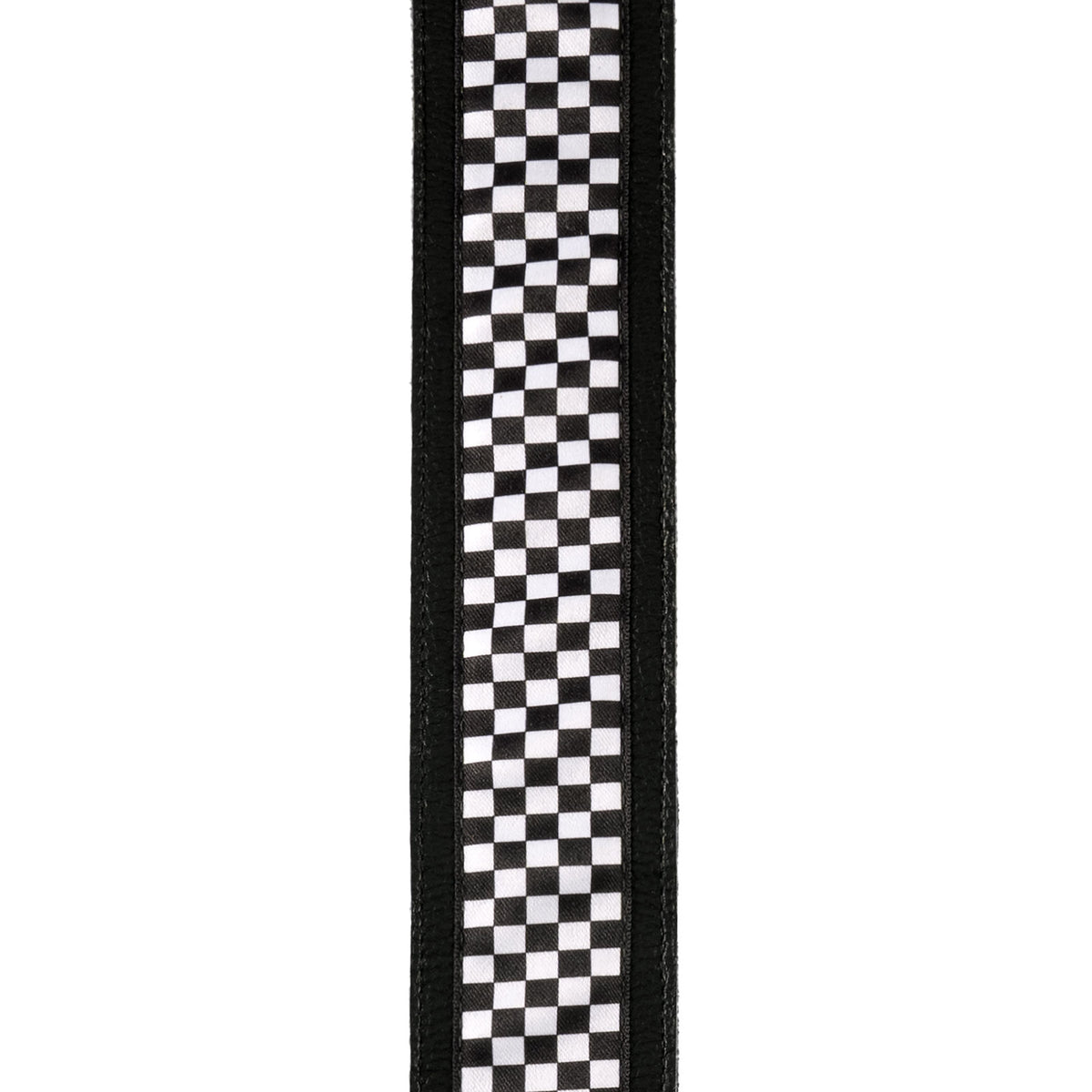 Hybrid Ledergitarrengurt kariert