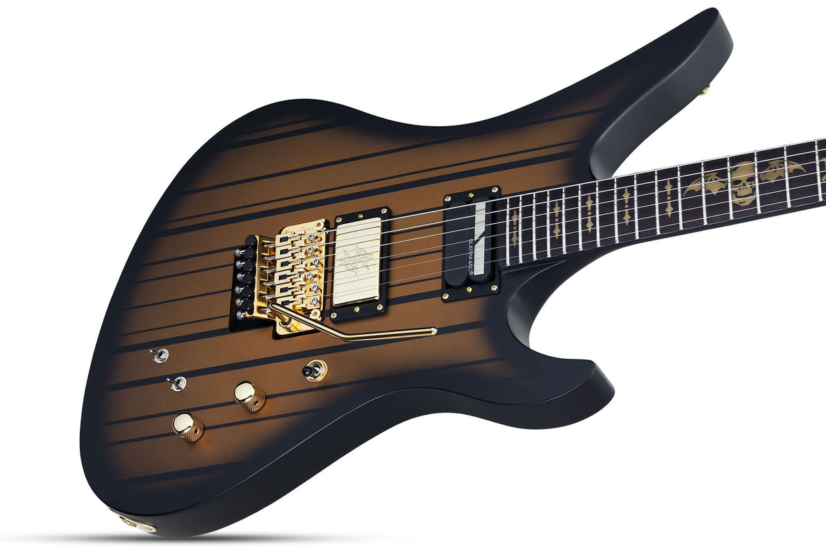 Custom Fr Sustainiac Synyster Gate Signature Schwarz-Gold