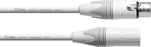 Mikrofonkabel XLR 5 M Weiß