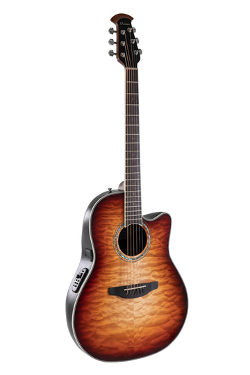 E-Akustikgitarre Celebrity Traditional Plus Mid Cutaway Cognac Burst Gloss