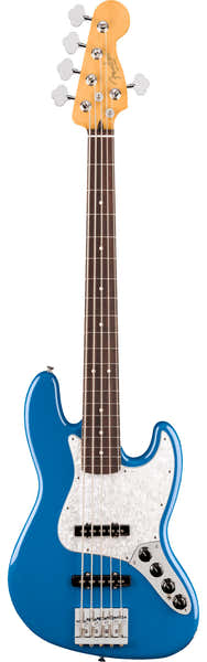 Jazz Bass V Active Player II Modified RW Elektrikblau