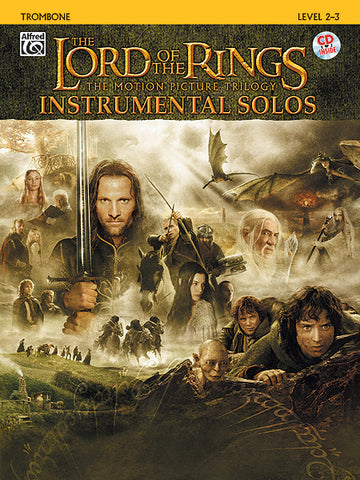 SHORE HOWARD - LORD OF THE RINGS + CD - TROMBONE AND PIANO