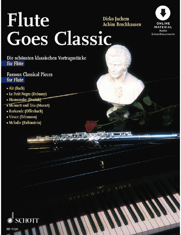 FLUTE GOES CLASSIC + CD - FLUTE PIANO AD LIB.