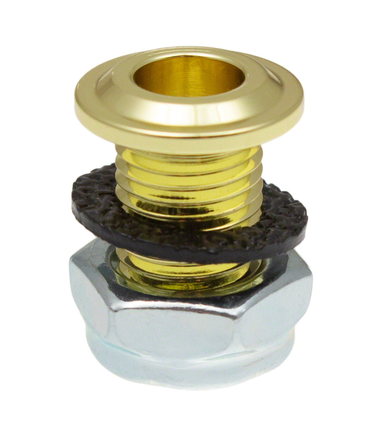 AVH8-BR - LUFTLOCH PRESSGEFORMT 16MM BOHRUNG GOLDFARBENE