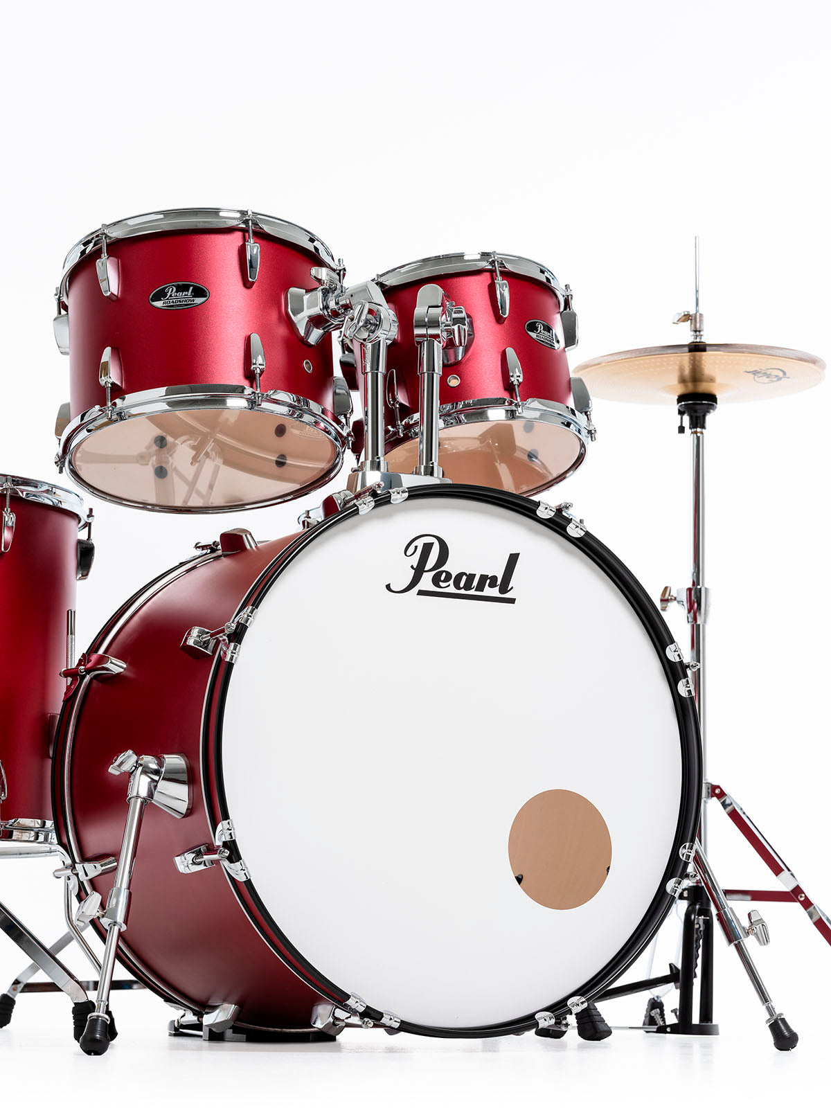 ROADSHOW FUSION 20 MATTE RED + SOLAR CYMBALS