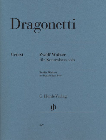 Dragonetti D. - Twelve Waltzes For Double Bass Solo