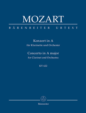 Mozart W.a. - Concerto For Clartinet KV 622 - Score