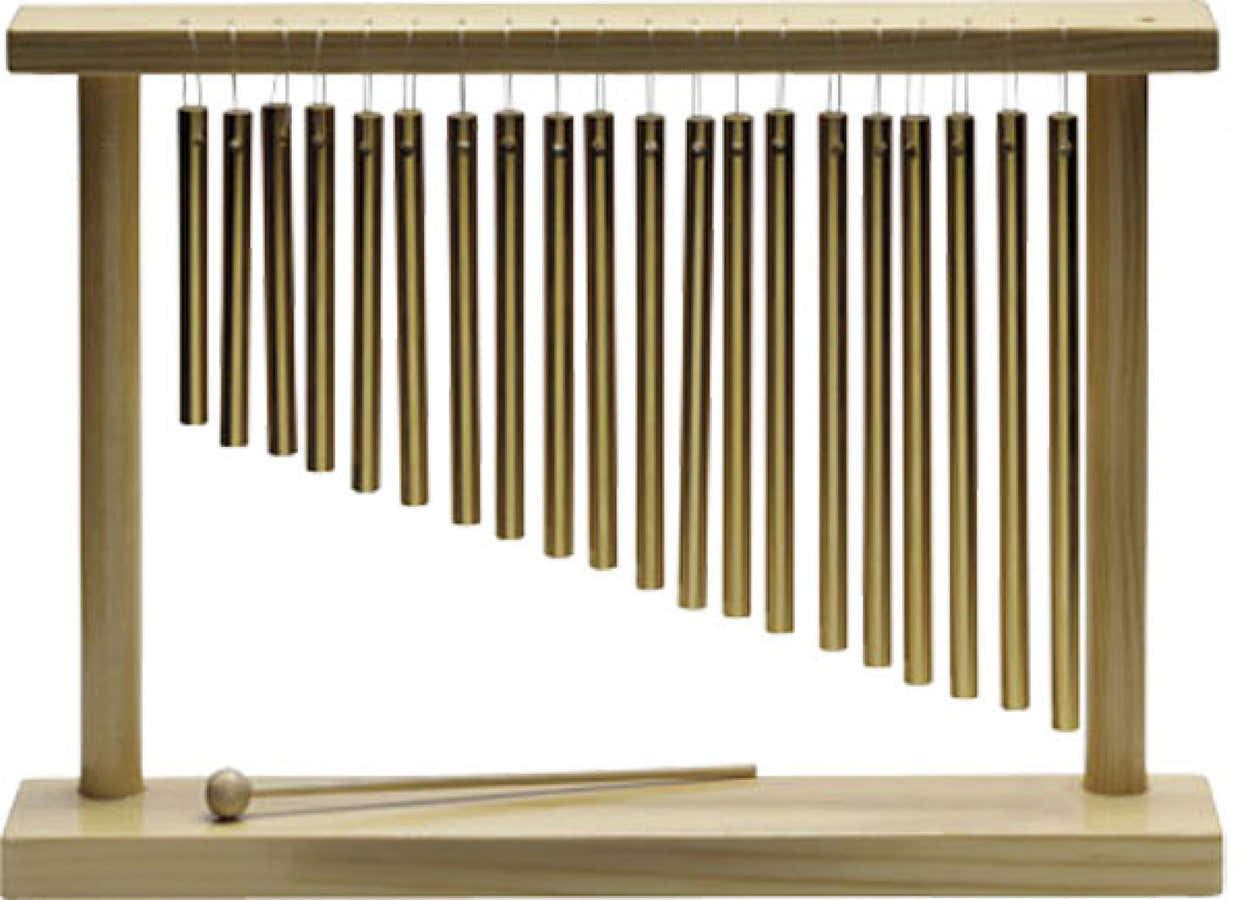 Bar Chimes 2 Stäbe auf Holzständer
