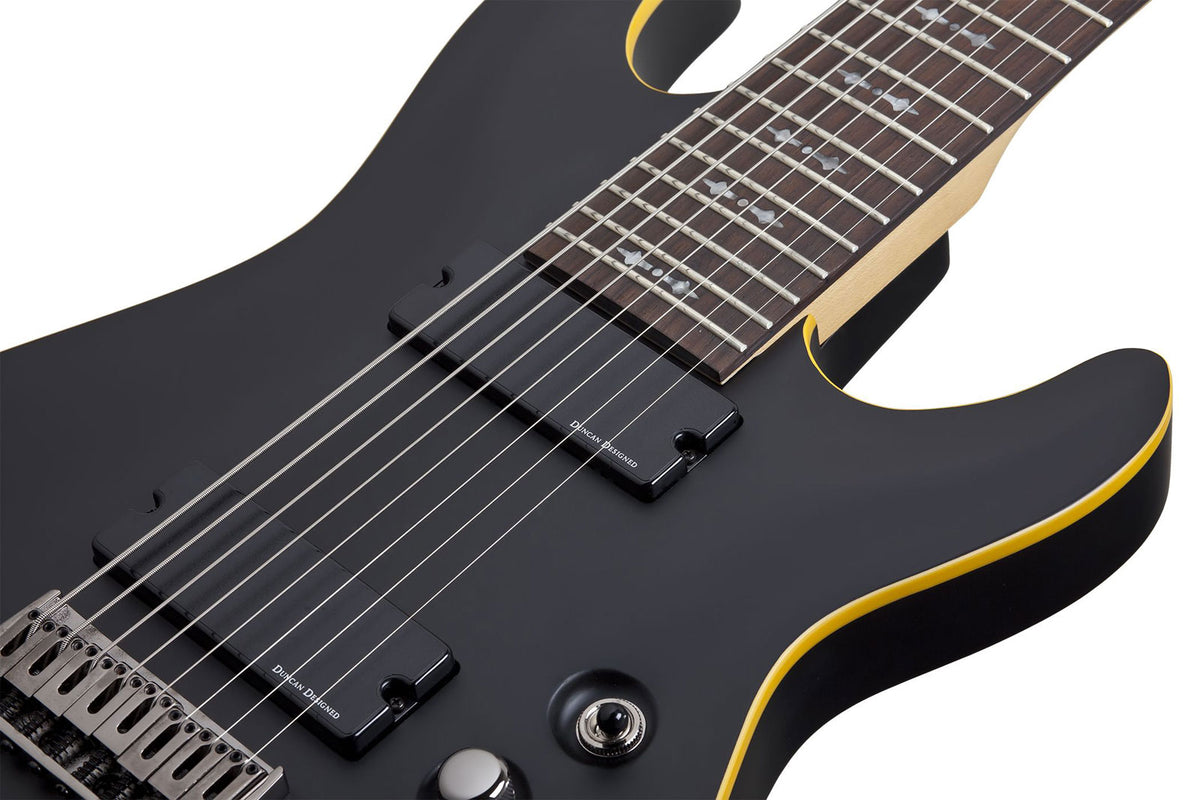 Demon 8 Gealtertes Satin-Schwarz