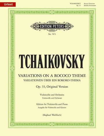 Tchaikovsky P.i. - Variations On A Rococo Theme Op.33 - Violoncelle